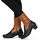 Zapatos Mujer Botines Art ALFAMA Negro / Marrón