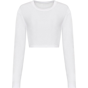 textil Mujer Camisetas manga larga Awdis JT016 Blanco