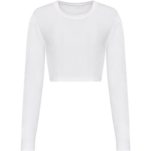 textil Mujer Camisetas manga larga Awdis JT016 Blanco