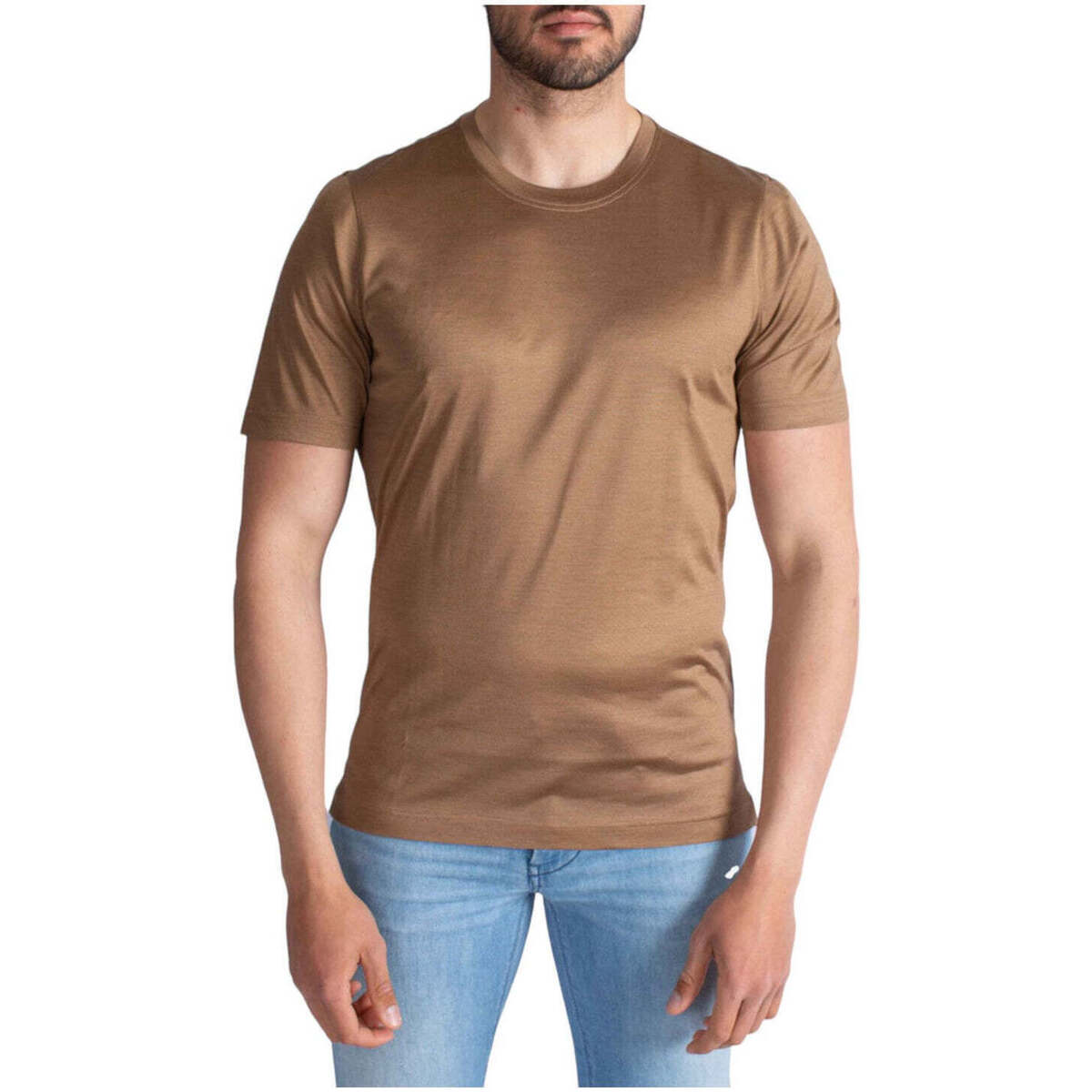 textil Hombre Tops y Camisetas Gran Sasso  Marrón