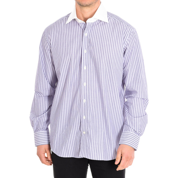 textil Hombre Camisas manga larga CafÃ© Coton CRUISING1-33LSW Multicolor