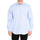 textil Hombre Camisas manga larga CafÃ© Coton PINPOINT03-33LS Azul