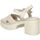 Zapatos Mujer Sandalias MTNG 53403 Blanco