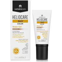 Belleza Base de maquillaje Heliocare 360° Color Protector Solar Con Color Aqua Gel Spf50+ 