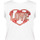 textil Mujer Camisetas manga corta Patrizia Pepe DM0005 A3FC Blanco
