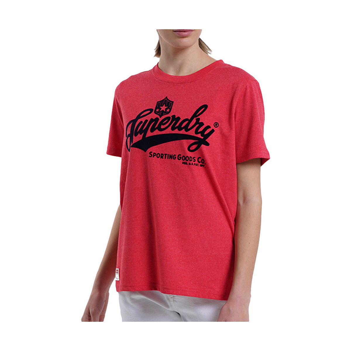 textil Mujer Tops y Camisetas Superdry  Rojo