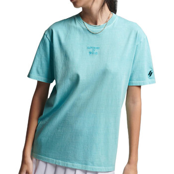 textil Mujer Tops y Camisetas Superdry  Azul
