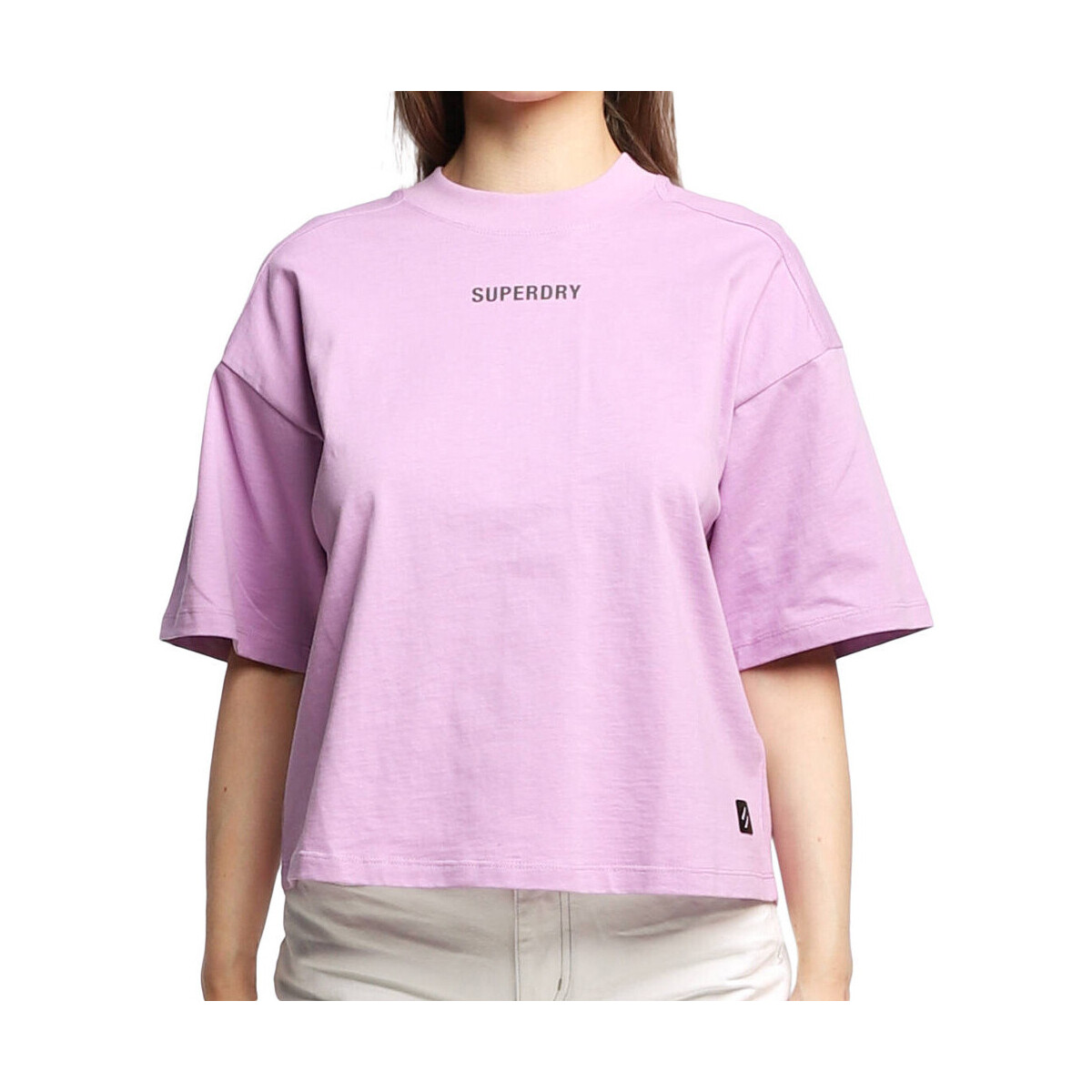 textil Mujer Tops y Camisetas Superdry  Violeta