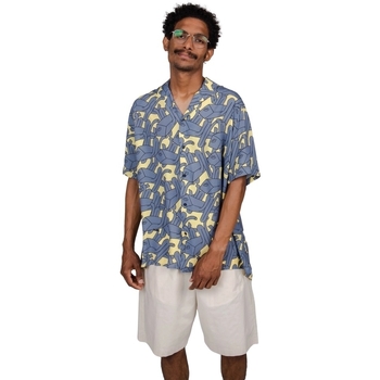 textil Hombre Camisas manga larga Brava Fabrics Saltapraos Faes Shirt - Lemon Multicolor