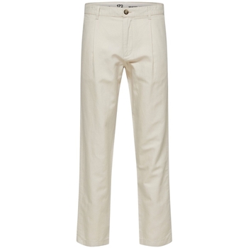 textil Hombre Pantalones Selected Slimtape-Jones - Oatmeal Beige