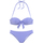 textil Mujer Bikini Lascana Conjunto de 2 piezas bikini bandeau preformado Suru Azul