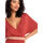 textil Mujer Vestidos Lascana Vestido de verano con cuello en V Zick Zack Rojo