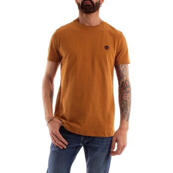textil Hombre Camisetas manga corta Timberland TB0A2BPRP471 Naranja