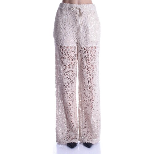 textil Mujer Pantalones con 5 bolsillos Semicouture S3SH04 Amarillo