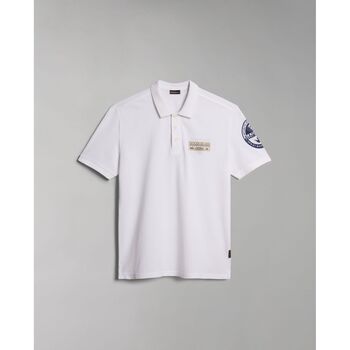 textil Hombre Tops y Camisetas Napapijri E-AMUNDSEN NP0A4H6A-0021 BRIGHT WHITE Blanco