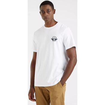 textil Hombre Tops y Camisetas Dockers A1103 0069 GRAPHIC TEE-LUCENT WHITE Blanco