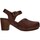 Zapatos Mujer Sandalias Sanita 478764 Marrón
