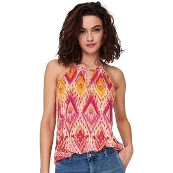 textil Mujer Tops / Blusas Only Top Alma Life Poly - Raspberry Rose Rosa
