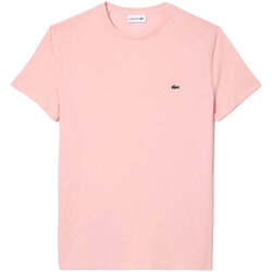 textil Hombre Tops y Camisetas Lacoste  Rosa