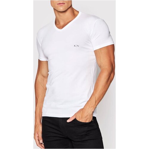 textil Hombre Camisetas manga corta EAX 956004 CC282 - Hombres Blanco