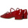 Zapatos Mujer Bailarinas-manoletinas Escoolers BAILARINA MARY JANE PIEL  DOROTHY E2327T Rojo