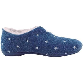 Zapatos Mujer Pantuflas Garzon Zapatilla Cerrada Mujer Estrellas Azul