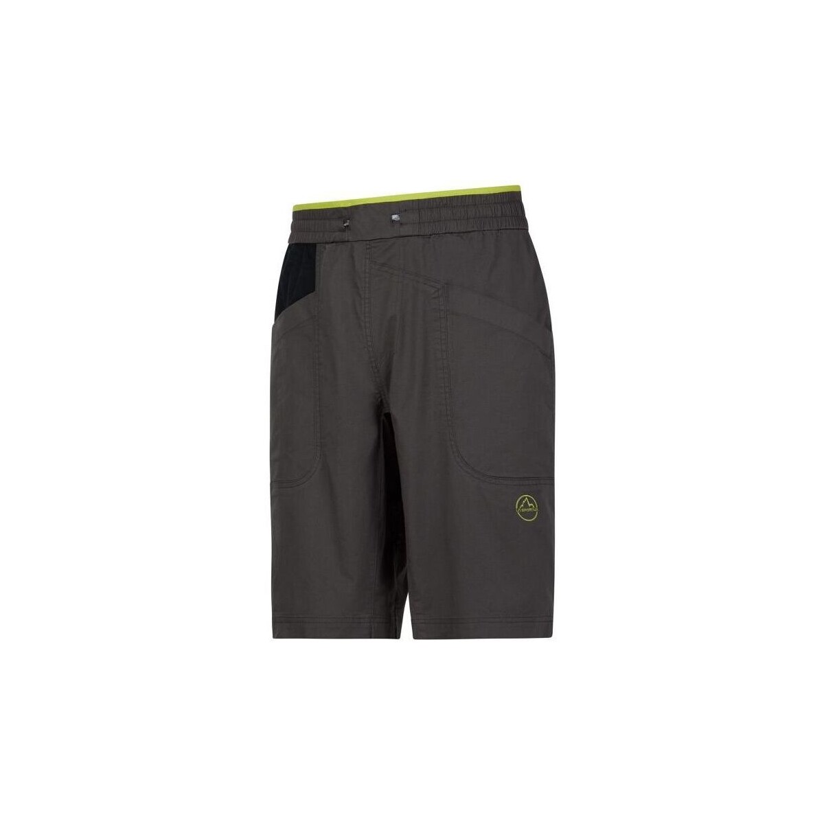 textil Hombre Shorts / Bermudas La Sportiva Pantalones cortos Bleauser Hombre Carbon/Lime Punch Gris