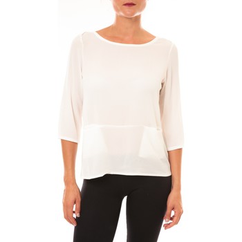 textil Mujer Tops / Blusas La Vitrine De La Mode By La Vitrine Top K598 blanc Blanco