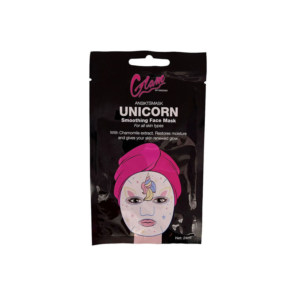 Accesorios textil Mascarilla Glam Of Sweden Unicorn Smoothing Face Mask 