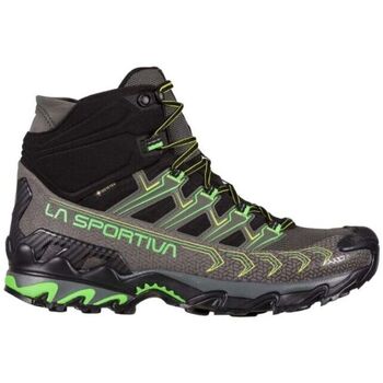 Zapatos Hombre Running / trail La Sportiva Zapatillas Ultra Raptor II Mid GTX Hombre Metal/Flash Green Gris