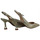 Zapatos Mujer Botas Ezzio salon abierto con tacon geometrico de 8cm fabricado en españa Oro