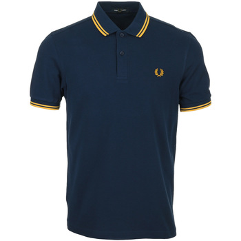 textil Hombre Tops y Camisetas Fred Perry Twin Tipped Shirt Azul