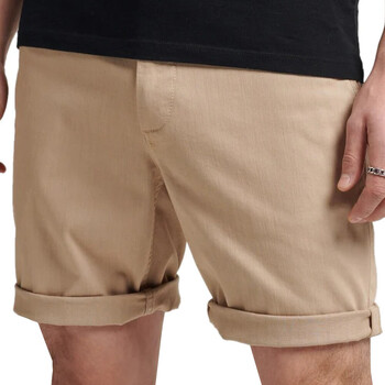 textil Hombre Shorts / Bermudas Superdry  Beige