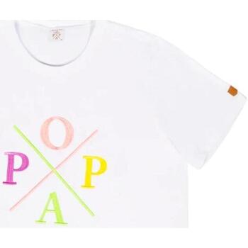 textil Mujer Camisetas manga corta Popa TS10101001 Blanco