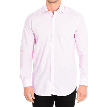 textil Hombre Camisas manga larga CafÃ© Coton BRUCE6-33LS Blanco