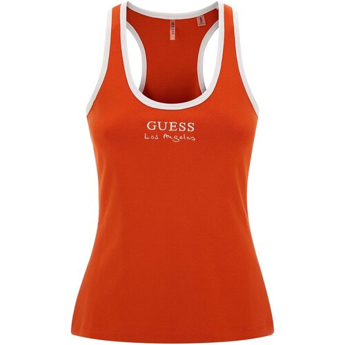 textil Tops y Camisetas Guess E3GP05 KBP41 - Mujer Naranja