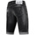 textil Hombre Pantalones cortos Local Fanatic Stonewashed Ripped Short Slim Fit Negro