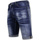 textil Hombre Pantalones cortos Local Fanatic Blue Ripped Shorts Slim Fit Azul