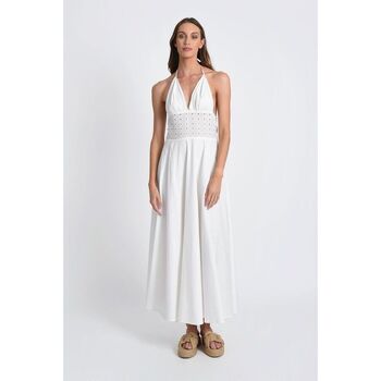 textil Mujer Vestidos Molly Bracken LAR223BP-WHITE Blanco