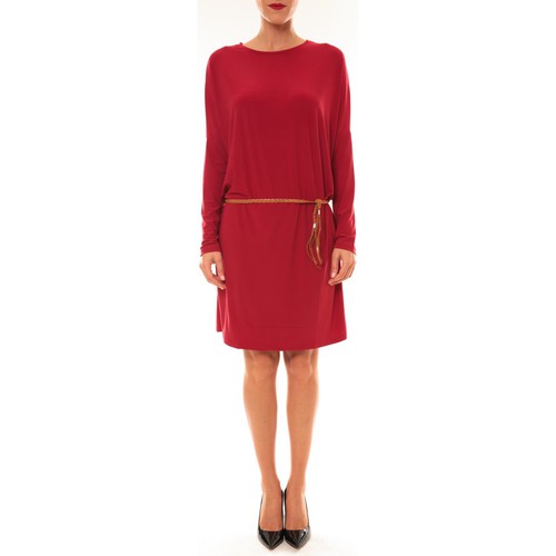 textil Mujer Vestidos Dress Code Robe 53021 bordeaux Rojo