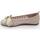 Zapatos Mujer Bailarinas-manoletinas Wonders CH 1001 Beige