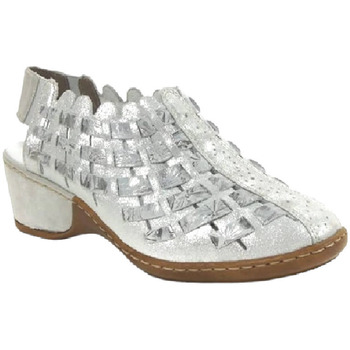 Zapatos Mujer Sandalias Rieker 47156 Plata
