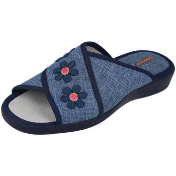 Zapatos Mujer Pantuflas DeValverde MD1535 Azul
