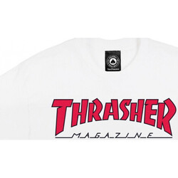 textil Hombre Tops y Camisetas Thrasher T-shirt outlined Blanco