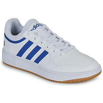 Zapatos Hombre Zapatillas bajas Adidas Sportswear HOOPS 3.0 Blanco / Azul / Gum