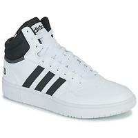 Zapatos Hombre Zapatillas altas Adidas Sportswear HOOPS 3.0 MID Blanco / Negro