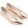 Zapatos Mujer Bailarinas-manoletinas Top3 L B Oro