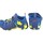 Zapatos Niña Multideporte Joma Playa niño  seven 2303 azul Amarillo