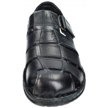 Zapatos Hombre Sandalias 48 Horas Sandalias de piel Negro