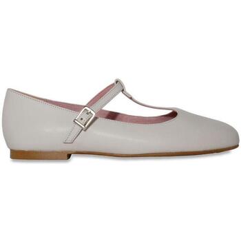 Zapatos Mujer Bailarinas-manoletinas Escoolers BAILARINA MARY JANE PIEL  GARLAND E2325T Gris